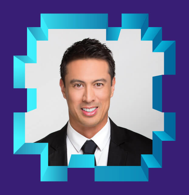 A headshot of event host Bryan Chan